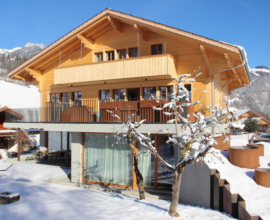 Chalet Park Apartment Mit Sauna Hamam Diemtigen Kültér fotó
