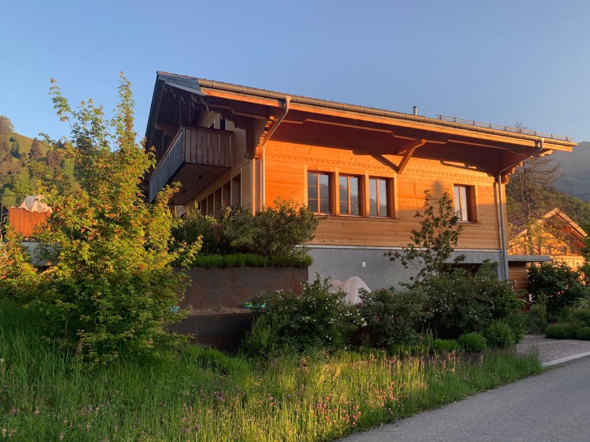 Chalet Park Apartment Mit Sauna Hamam Diemtigen Kültér fotó